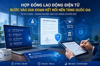 Hợp đồng lao động điện tử bước vào giai đoạn kết nối nền tảng quốc gia: Doanh nghiệp cần chủ động chuyển đổi